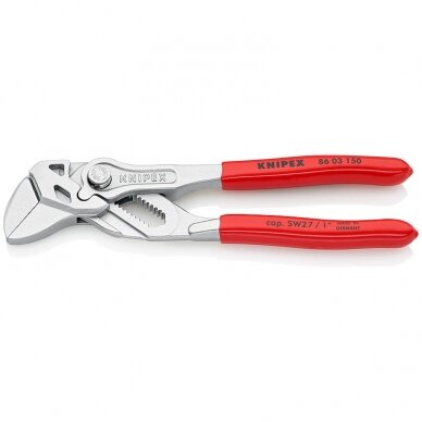 Replės-veržliaraktis KNIPEX 8603 150mm Replės-veržliaraktis KNIPEX 8603 150mm