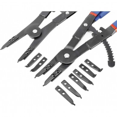 Replių rinkinys fiksuojamiems žiedams | keičiami antgaliai | 400 mm (SK32170) 1 Replių rinkinys fiksuojamiems žiedams | keičiami antgaliai | 400 mm (SK32170) 1