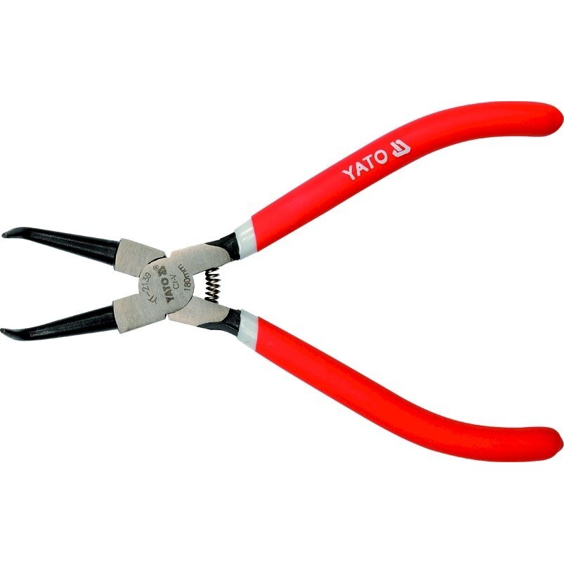 Replės žiedams spaudžiamos lenktos 180 mm (YT-2139)