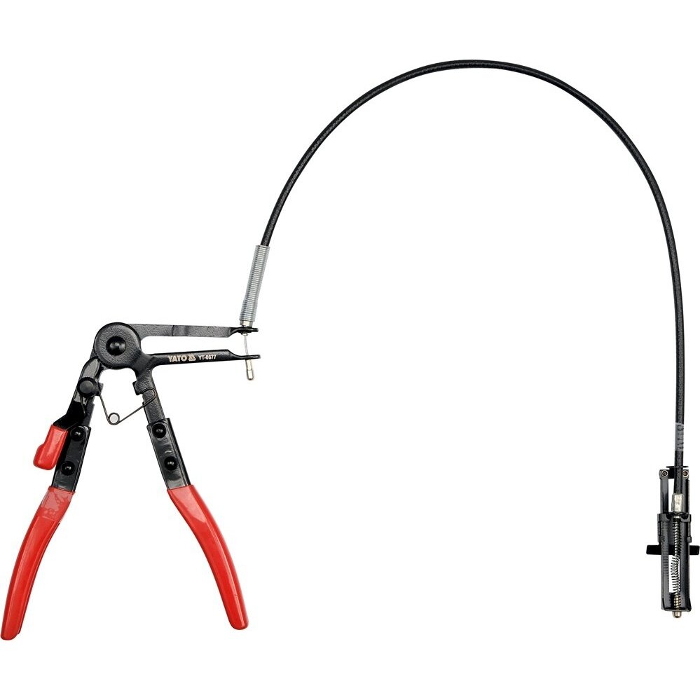 Replės aušinimo žarnų sąvaržų nuėmimui su trosu "Yato" (YT-0677)