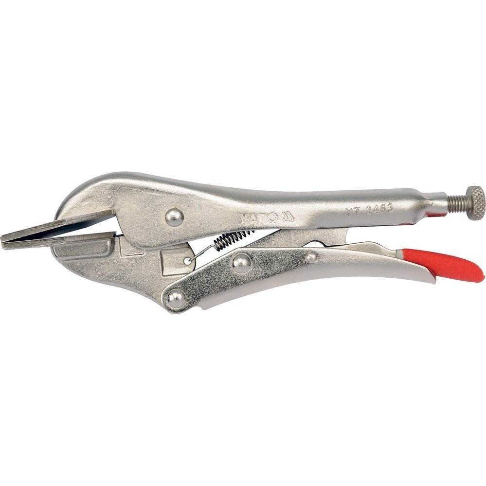 Replės fiksuojamos plokščios | 200 mm (YT-2463) Replės fiksuojamos plokščios | 200 mm (YT-2463)