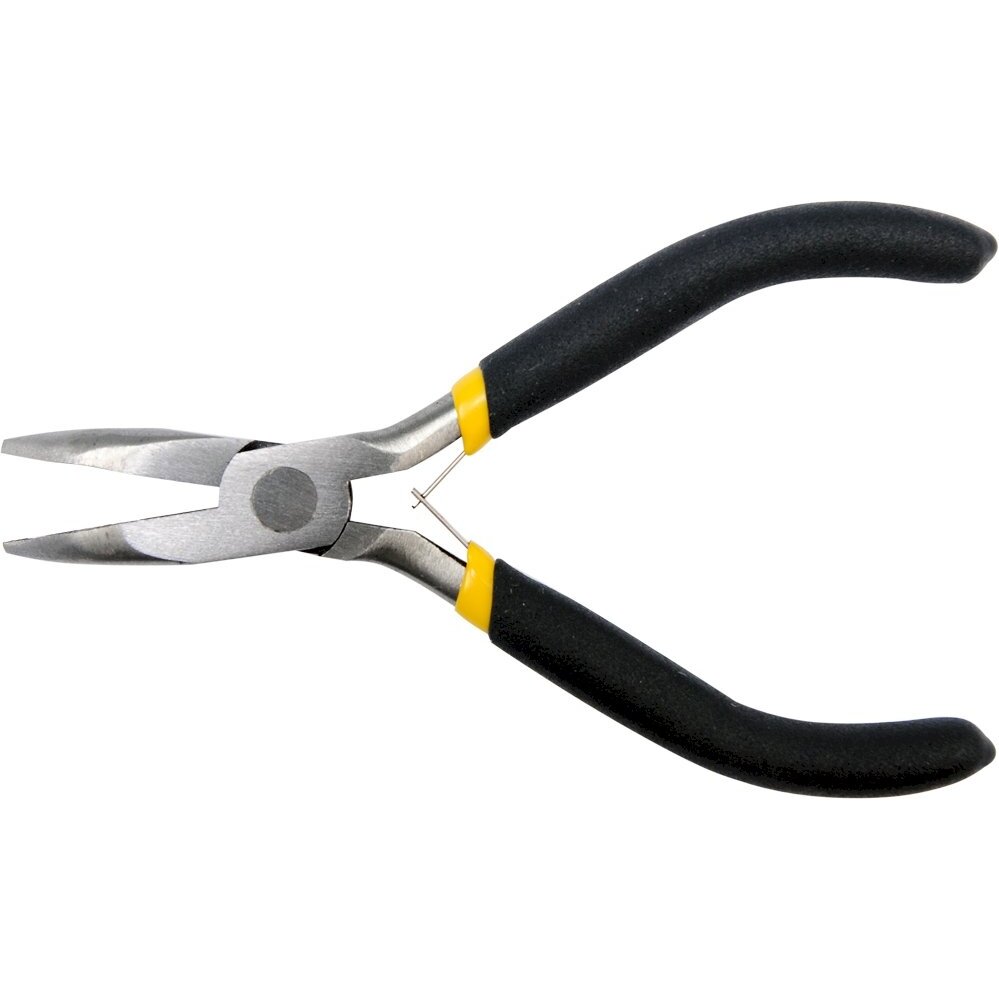 Replės precizinės lenktos 125 mm (42304)