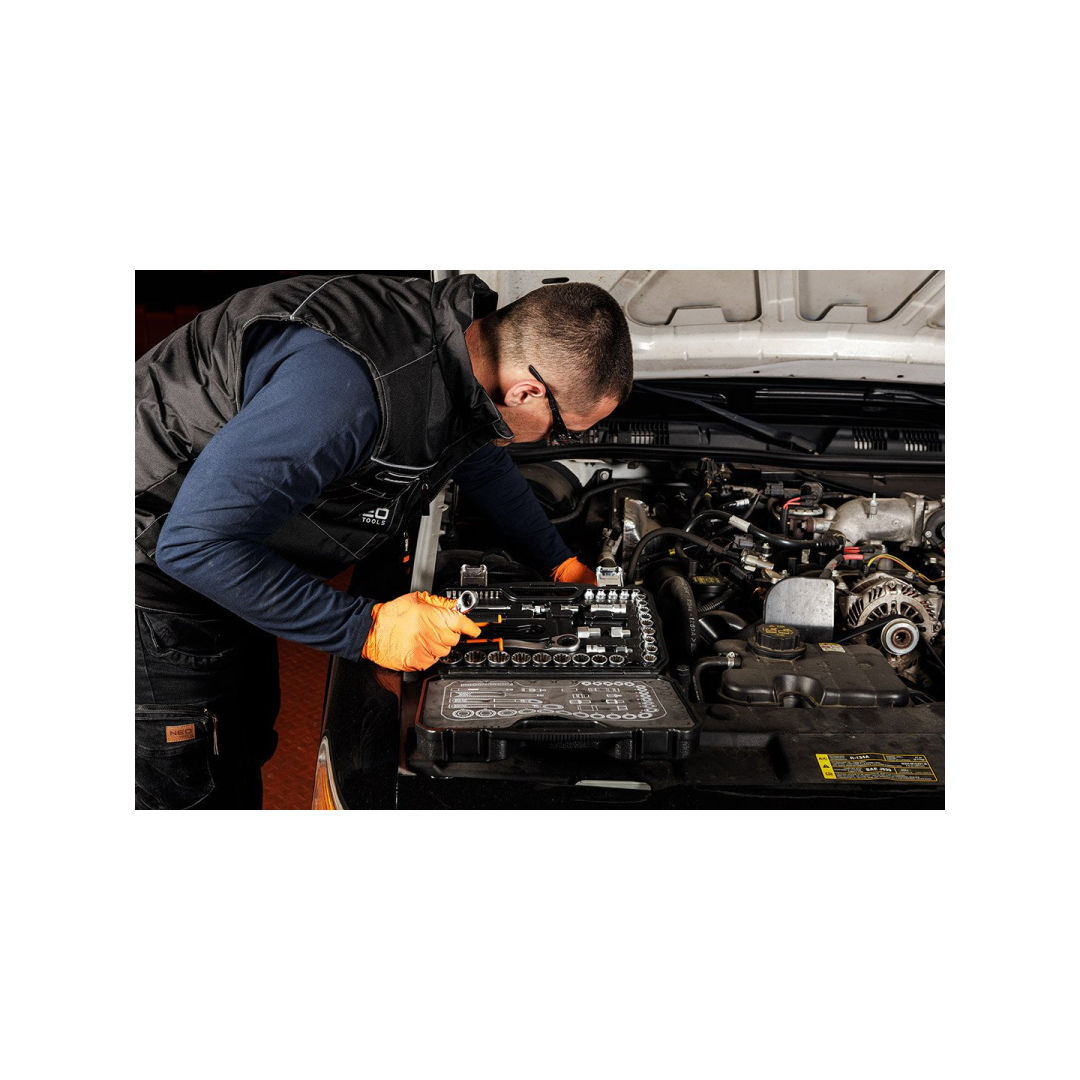 Rinkinys 1/4colio + 3/8colio per kištukinius lizdus, ​​46 vnt. 2