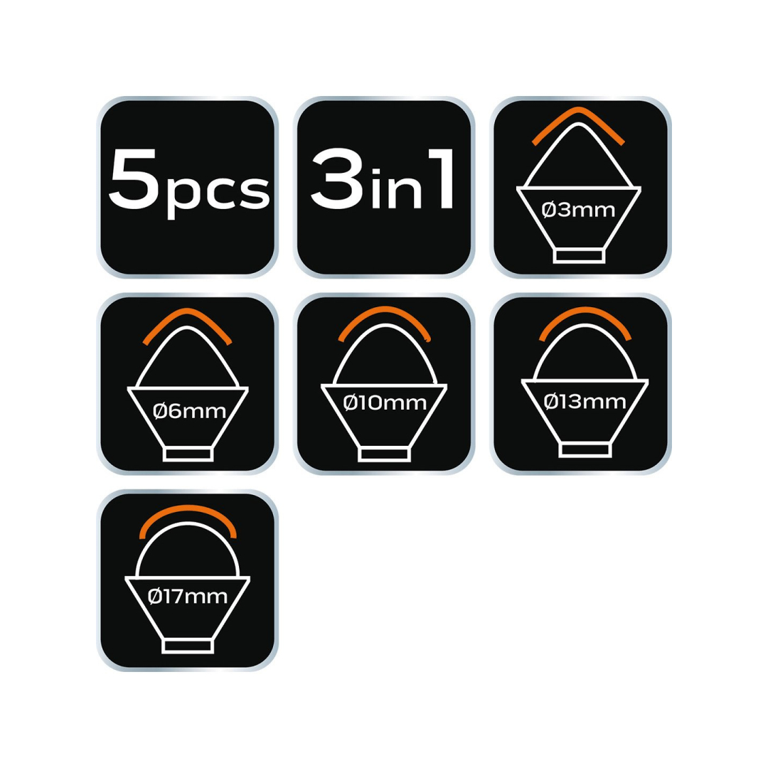 Rinkinys silikonui 3 viename 8