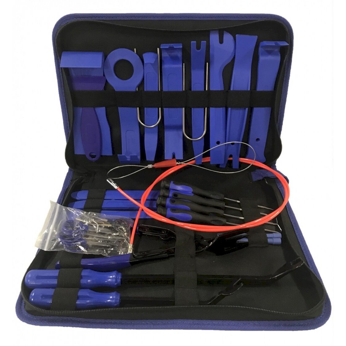 Rinkinys apdailos ardymui | su audio/radio kaiščiais | nylon | 42 vnt. (SK1442) Rinkinys apdailos ardymui | su audio/radio kaiščiais | nylon | 42 vnt. (SK1442)