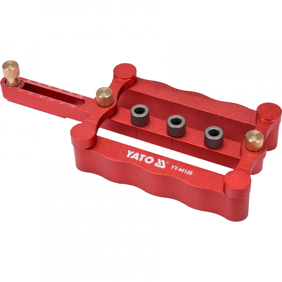 Grąžto gidas, šablonas su rankena Yato YT-44120, 6/8/10 mm 1