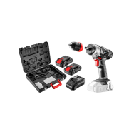 Rinkinys: Akumuliatorinis gręžtuvas-suktuvas 18V  Graphite su priedais