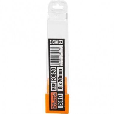 Richmann kietmetalio freza RBF 6x10 mm 2 Richmann kietmetalio freza RBF 6x10 mm 2