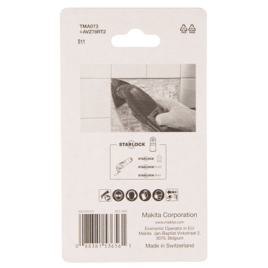 RIFF šlifavimo plokštė Makita B-65062, 78mm 2 RIFF šlifavimo plokštė Makita B-65062, 78mm 2