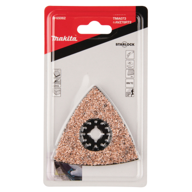 RIFF šlifavimo plokštė Makita B-65062, 78mm 3 RIFF šlifavimo plokštė Makita B-65062, 78mm 3