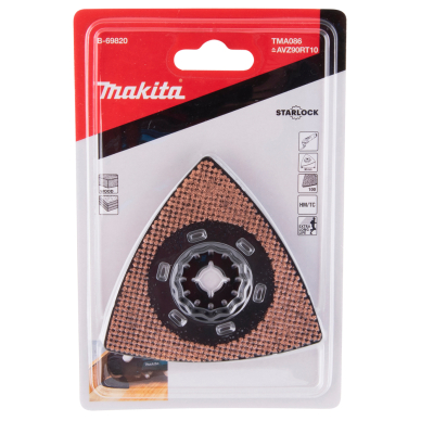 RIFF šlifavimo plokštė Makita B-69820, 90 TMA086, TC/HM GRIT #100, STARLOCK 2 RIFF šlifavimo plokštė Makita B-69820, 90 TMA086, TC/HM GRIT #100, STARLOCK 2