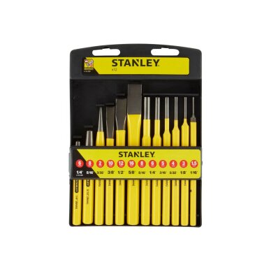 Rinkinys 12 vnt Punch ir Chisel