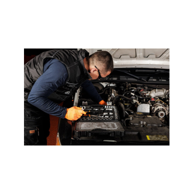 Rinkinys 1/4colio + 3/8colio per kištukinius lizdus, ​​46 vnt. 2