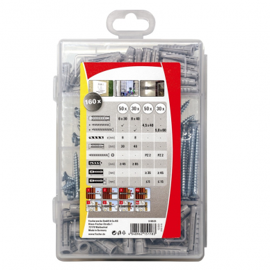 Rinkinys SX PROFI-BOX 160 vnt. 1 Rinkinys SX PROFI-BOX 160 vnt. 1