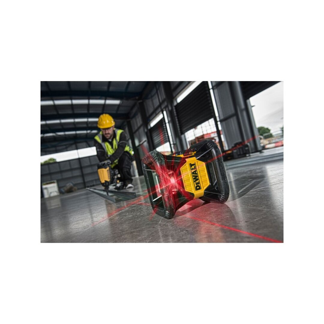 Rotacinis lazerinis nivelyras raudonas lazeris (komplekte 2AH baterija) DCE079D1R-QW DeWALT 1