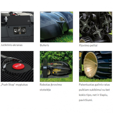 Robotas vejapjovė L400i Deluxe, Ambrogio 1 Robotas vejapjovė L400i Deluxe, Ambrogio 1
