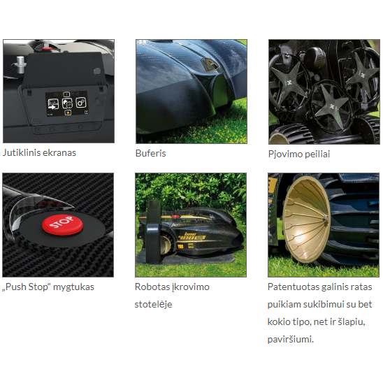 Robotas vejapjovė L400i Deluxe, Ambrogio 1 Robotas vejapjovė L400i Deluxe, Ambrogio 1