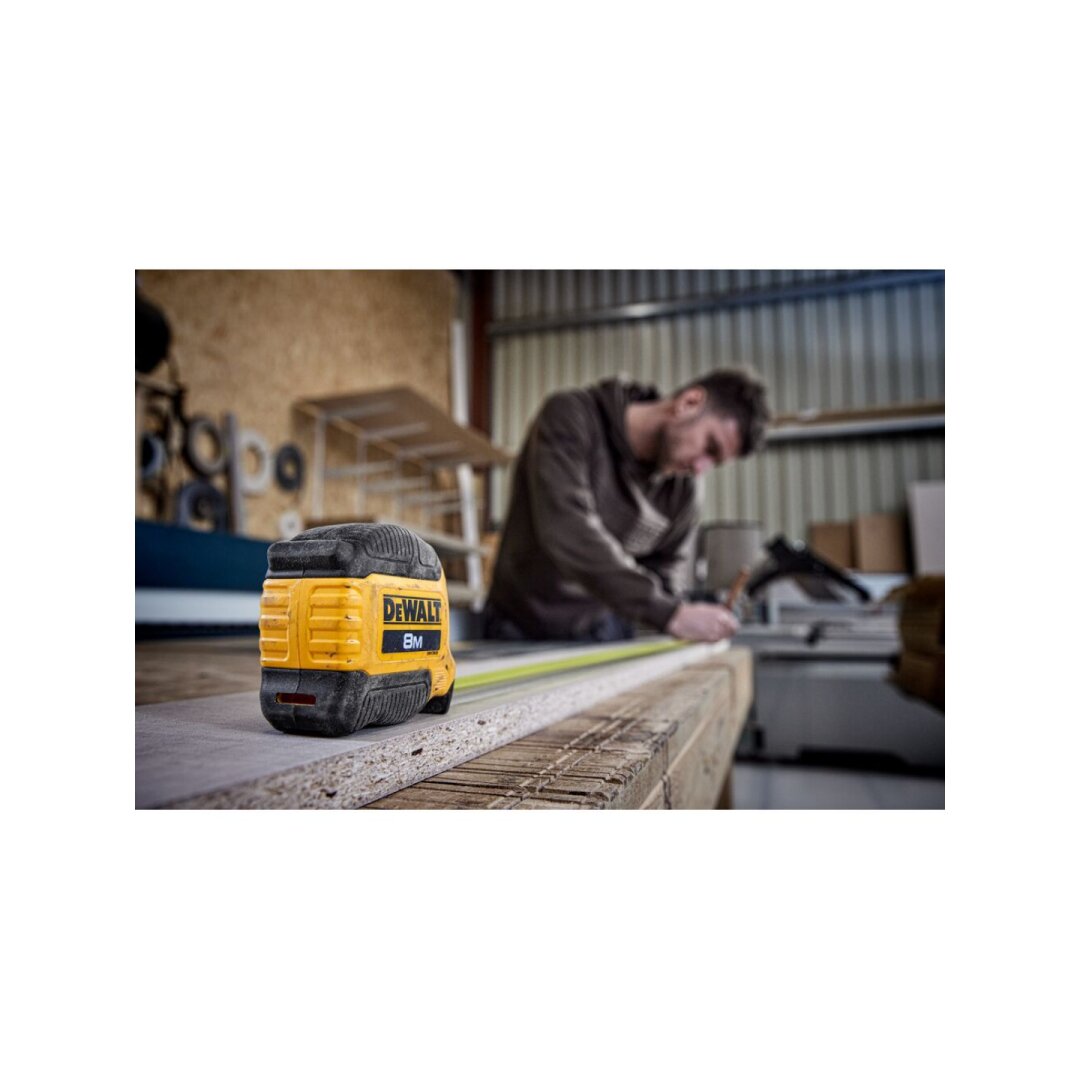 Ruletė 8 m × 28 mm, DeWalt DWHT38128-0 3 Ruletė 8 m × 28 mm, DeWalt DWHT38128-0 3