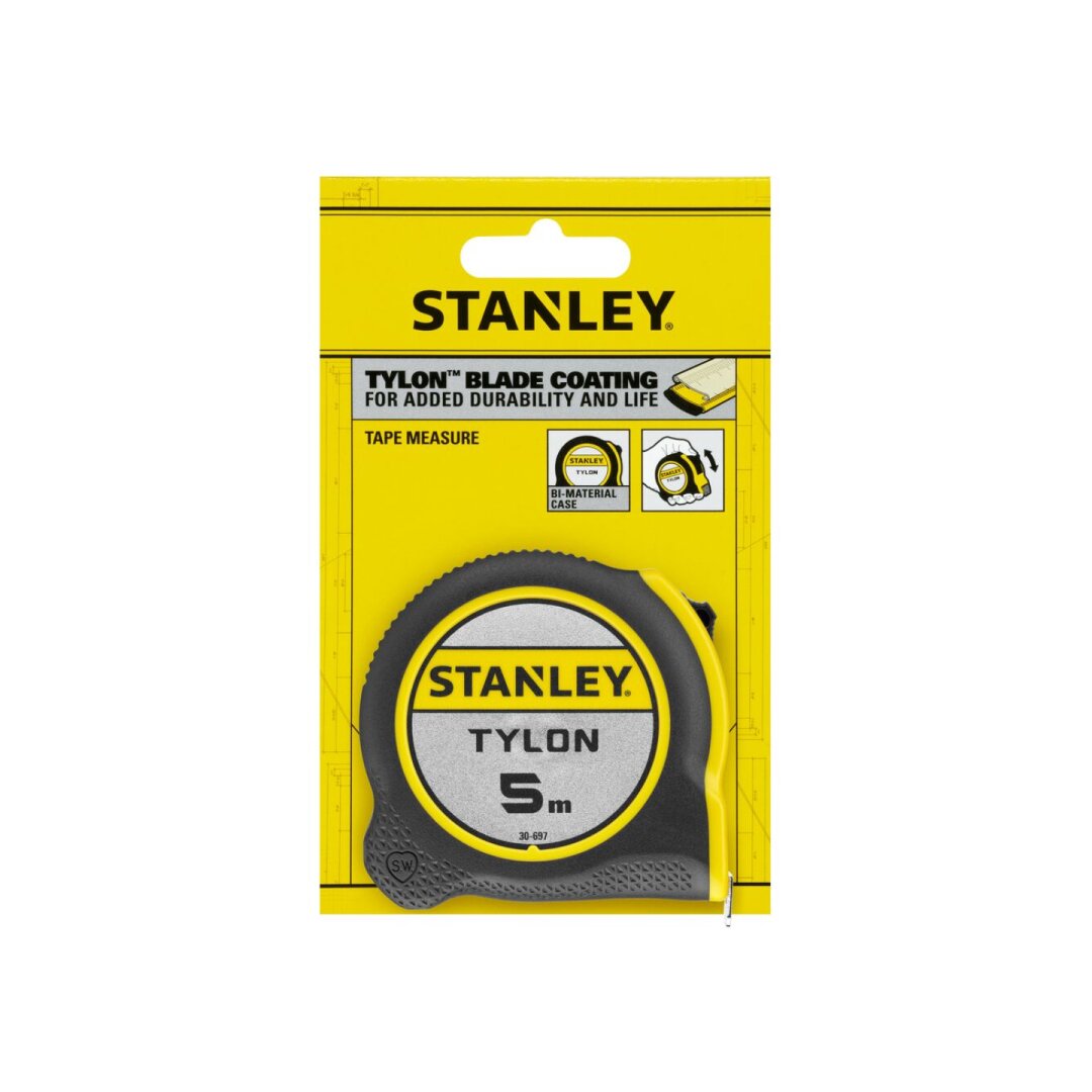 Ruletė fiksuojama 5m/16ft  x 19mm  Stanley 1-30-697 1