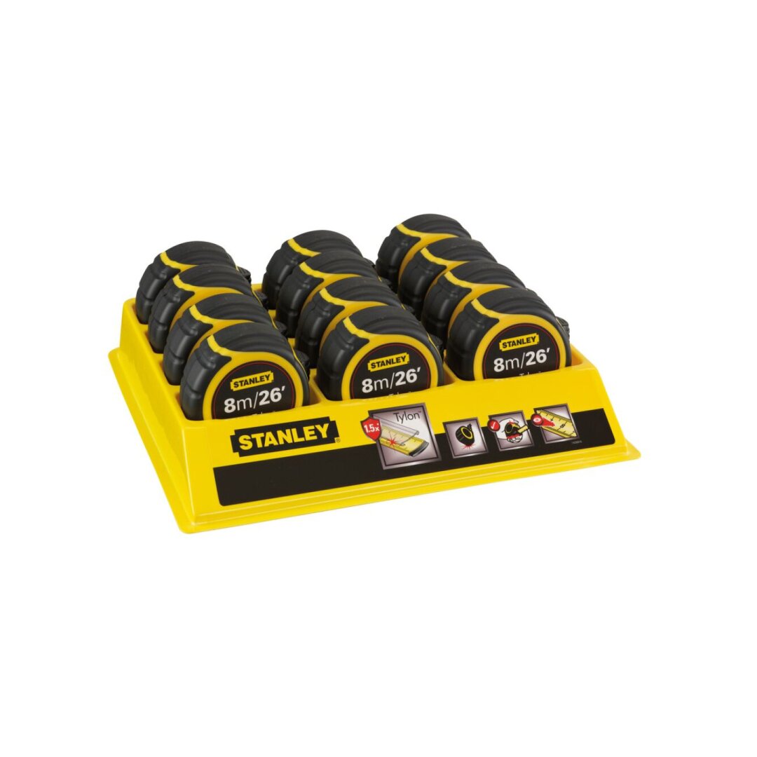 Ruletė fiksuojama 8m Stanley 1-30-656