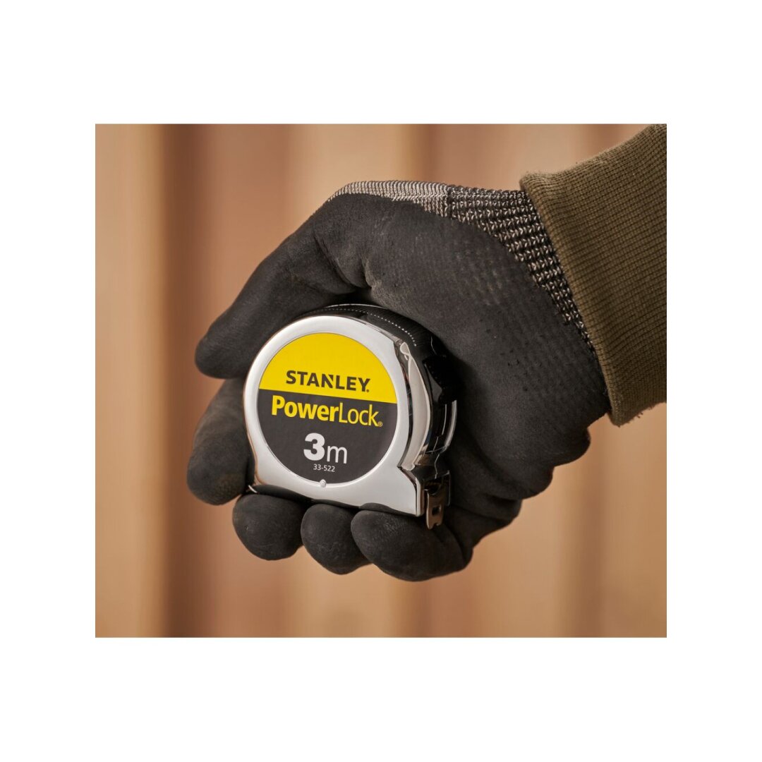 Rulėtė „MicroPowerlock“ 3m Stanley 0-33-522 6 Rulėtė „MicroPowerlock“ 3m Stanley 0-33-522 6