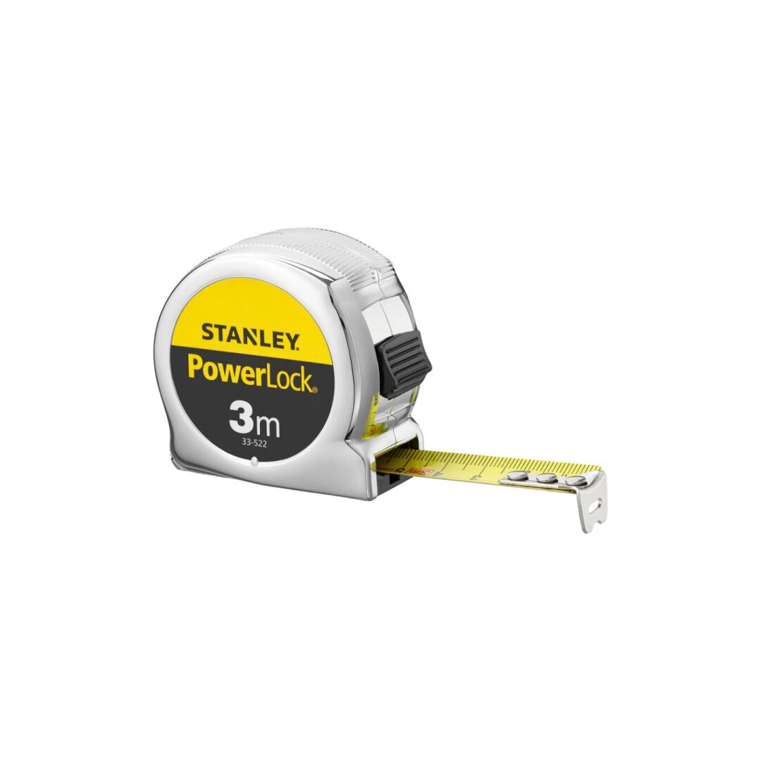 Rulėtė „MicroPowerlock“ 3m Stanley 1-33-522 2 Rulėtė „MicroPowerlock“ 3m Stanley 1-33-522 2