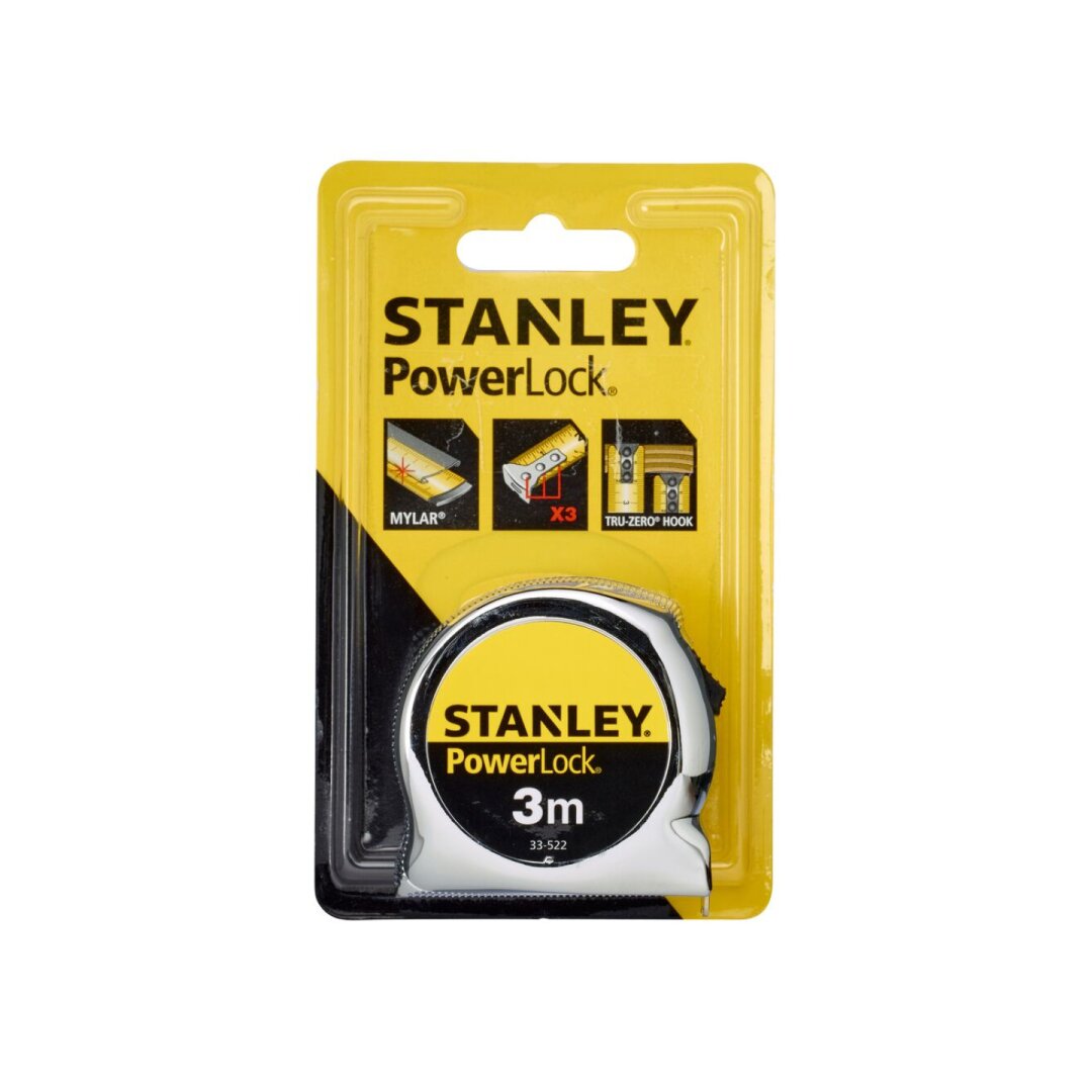 Rulėtė „MicroPowerlock“ 3m Stanley 1-33-522 6