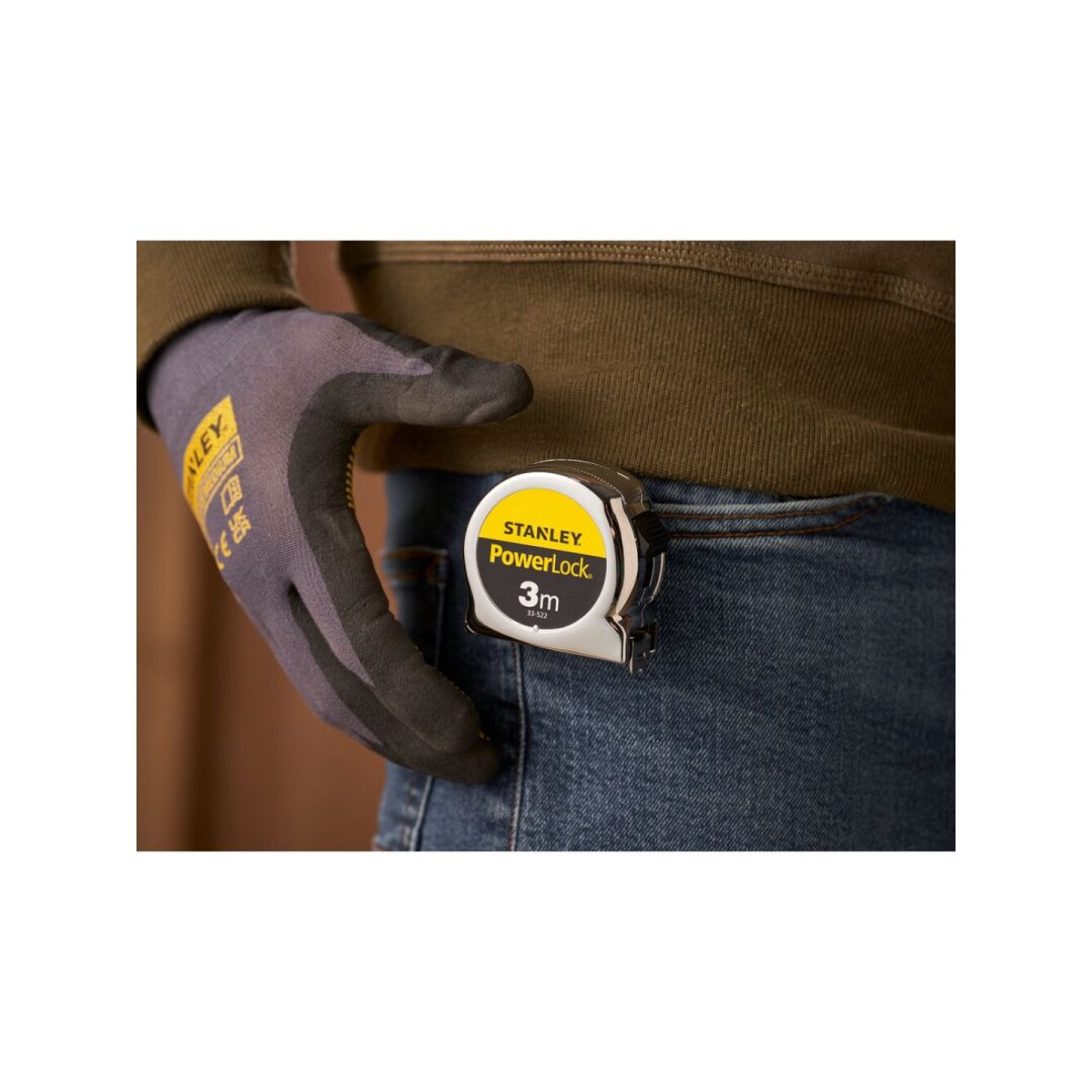 Rulėtė „MicroPowerlock“ 3m Stanley 1-33-522
