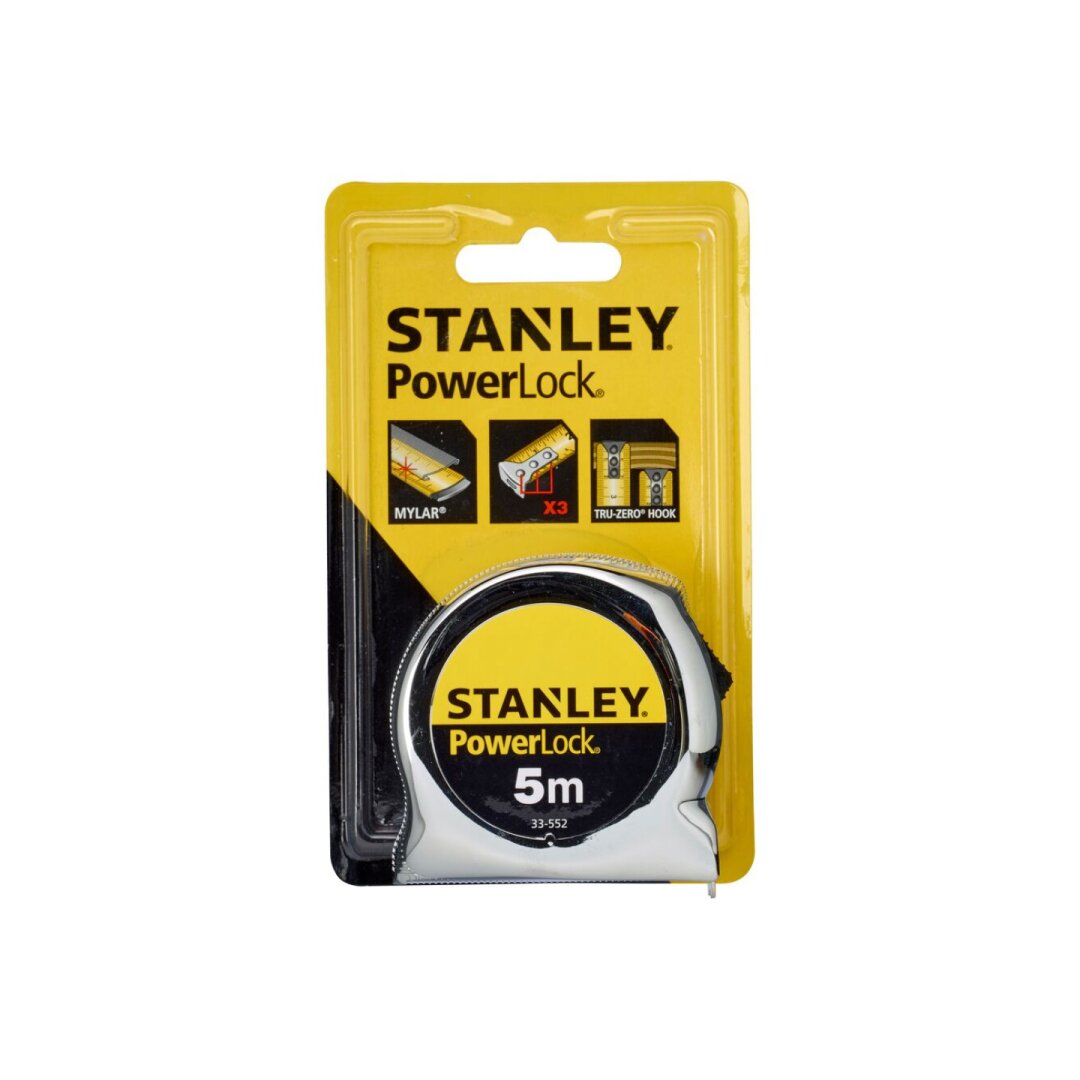 Rulėtė „MicroPowerlock“ 5m Stanley 1-33-552 2