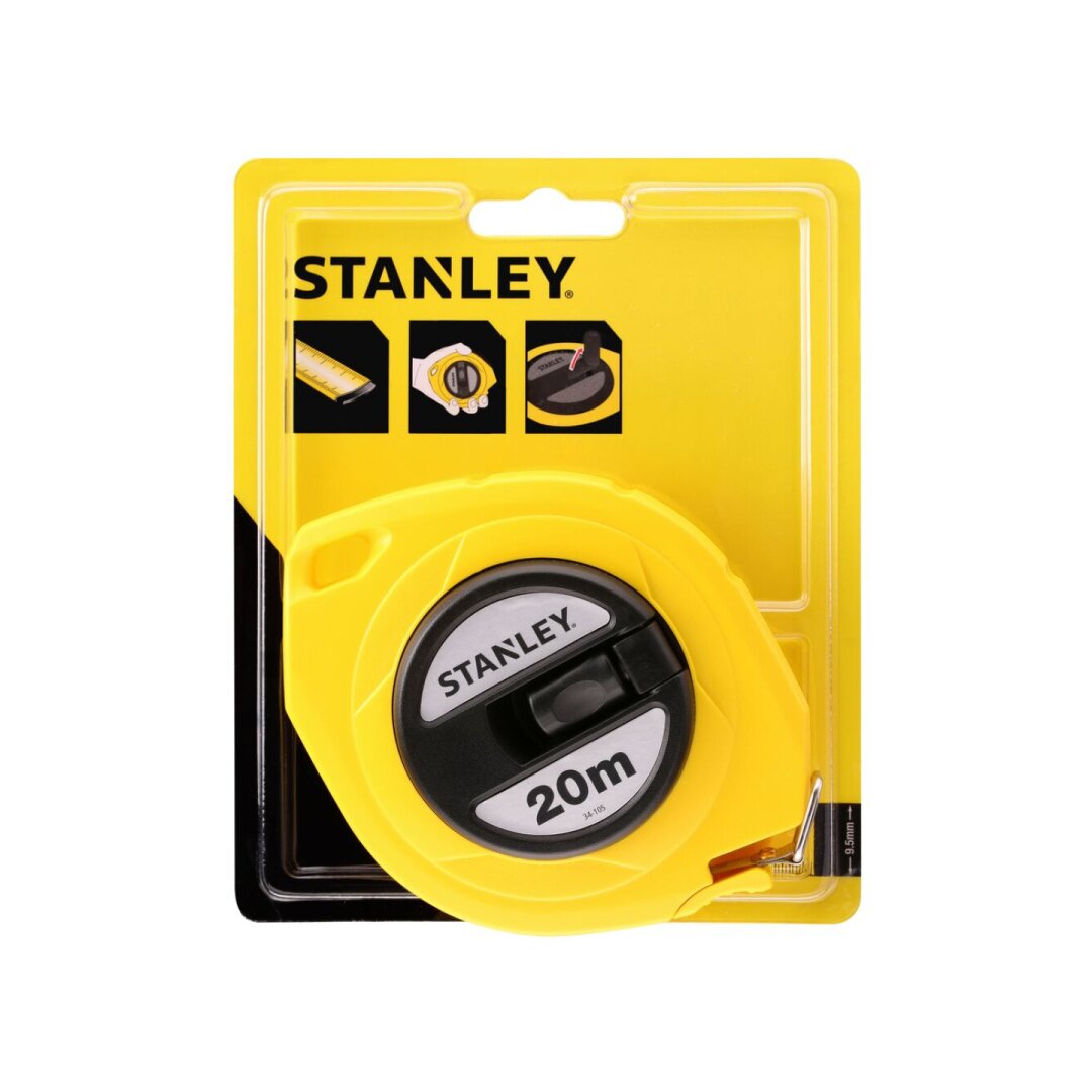 Ruletė plieninė 20M Stanley 0-34-105 3