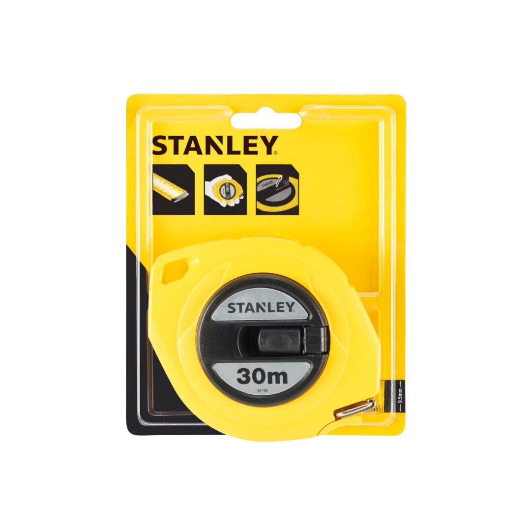 Ruletė plieninė 30M Stanley 0-34-108 2