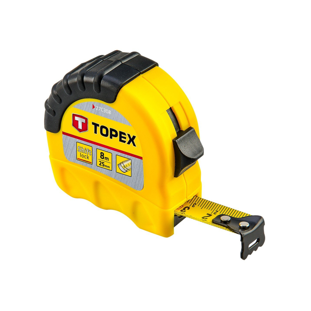 Ruletė plieninė "ShiftLock" 8m./25mm Ruletė plieninė "ShiftLock" 8m./25mm
