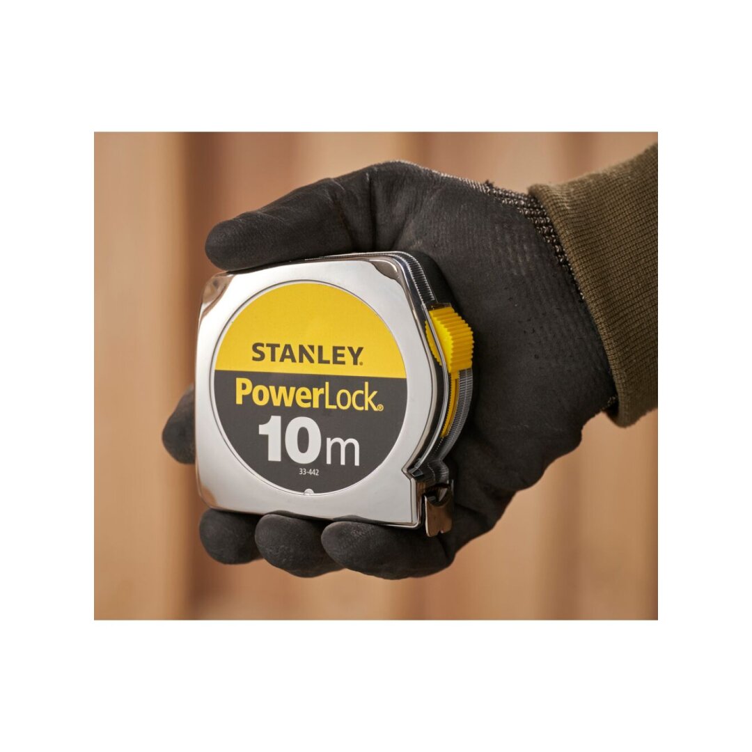 Rulėtė „Powerlock“ 10 m Stanley 1-33-442 Rulėtė „Powerlock“ 10 m Stanley 1-33-442
