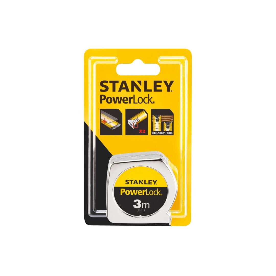 Rulėtė „Powerlock“ 3m 12,7mm Stanley 0-33-218