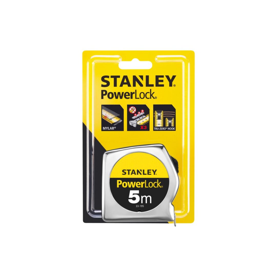 Rulėtė „Powerlock“ 5m Stanley 1-33-195