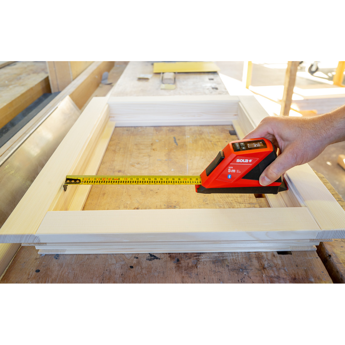 Skaitmeninė ruletė Sola CITO su Bluetooth, 5 metrai 2