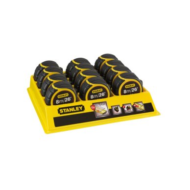 Ruletė fiksuojama 8m Stanley 1-30-656 Ruletė fiksuojama 8m Stanley 1-30-656