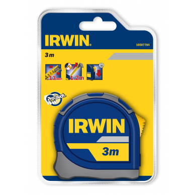Ruletė „IRWIN" 3 m / 13 mm, blisteryje 1
