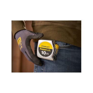 Rulėtė „Powerlock“ 10 m Stanley 1-33-442 3 Rulėtė „Powerlock“ 10 m Stanley 1-33-442 3