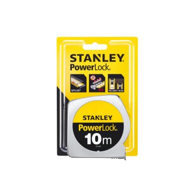 Rulėtė „Powerlock“ 10 m Stanley 1-33-442 8