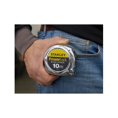 Rulėtė „Powerlock“ 10m Stanley 0-33-532 6 Rulėtė „Powerlock“ 10m Stanley 0-33-532 6