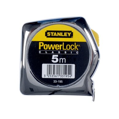 Rulėtė „Powerlock“ 5m Stanley 1-33-195 3 Rulėtė „Powerlock“ 5m Stanley 1-33-195 3