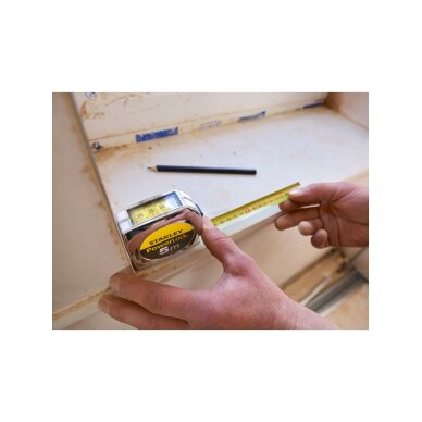 Rulėtė „Powerlock 5mx19“ skaičiai viršuje Stanley 0-33-932 5 Rulėtė „Powerlock 5mx19“ skaičiai viršuje Stanley 0-33-932 5