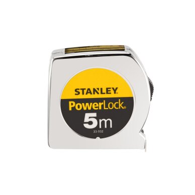 Rulėtė „Powerlock 5mx19“ skaičiai viršuje Stanley 0-33-932 6