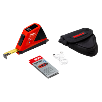 Skaitmeninė ruletė Sola CITO su Bluetooth, 5 metrai Skaitmeninė ruletė Sola CITO su Bluetooth, 5 metrai