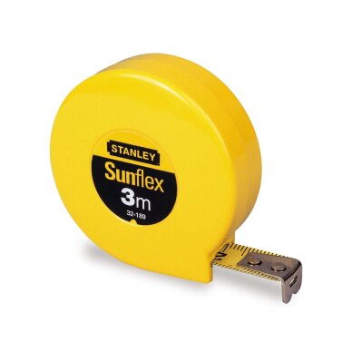 Rulėtė „Sunflex“ 3m Stanley 0-32-189 6 Rulėtė „Sunflex“ 3m Stanley 0-32-189 6