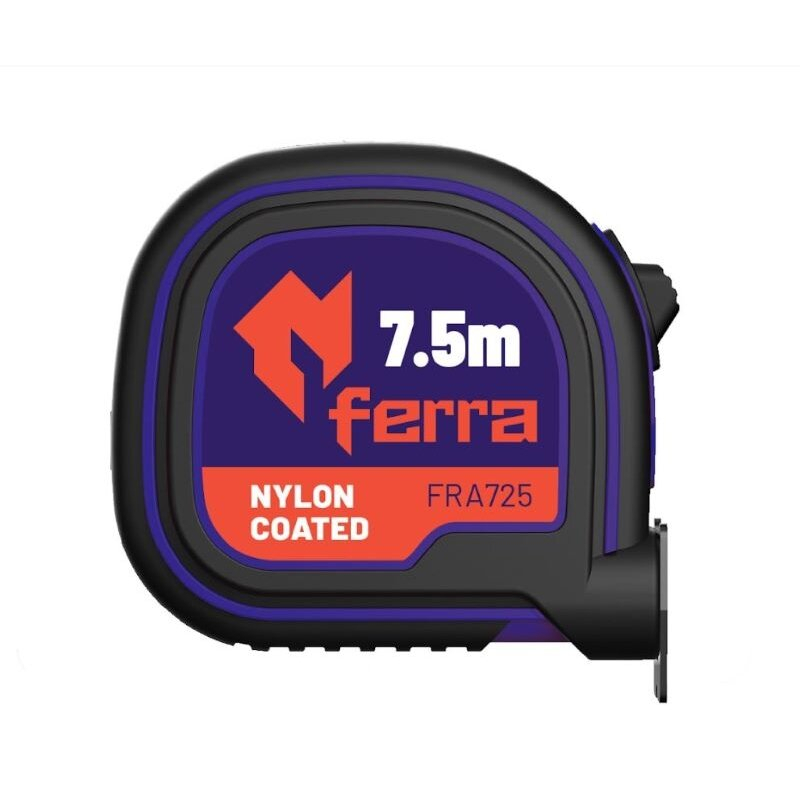 Ruletė Ferra 7.25mx25mm, magnetinė