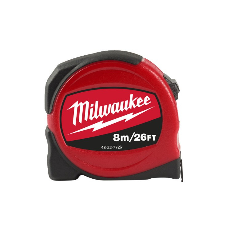 Ruletė MILWAUKEE Slimline 8m-26ftx25mm Ruletė MILWAUKEE Slimline 8m-26ftx25mm