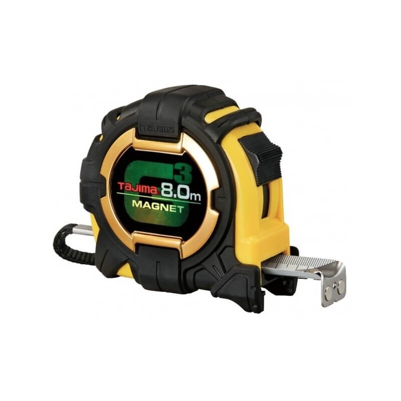 Ruletė su magnetu 8m TAJIMA G3Lock 27 Ruletė su magnetu 8m TAJIMA G3Lock 27