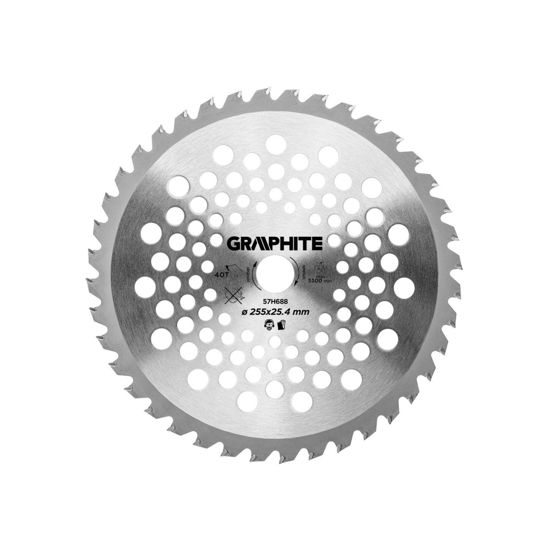 Šakės ašmenys krūmapjovei 255 x 25,4 mm, 40 Z, įvorei